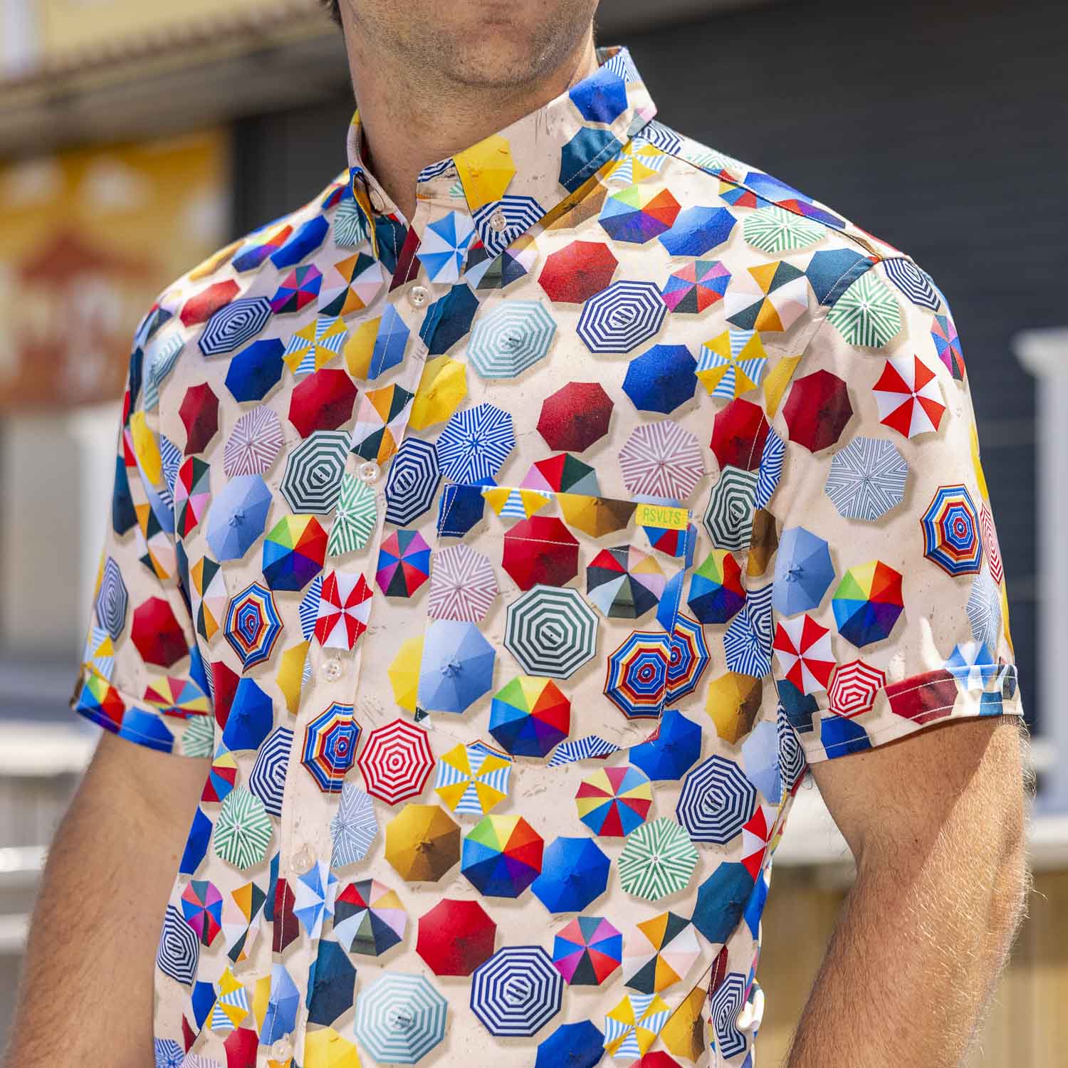 RSVLTS Men's Short Sleeve Button Up Shirts | Dare Mighty Things