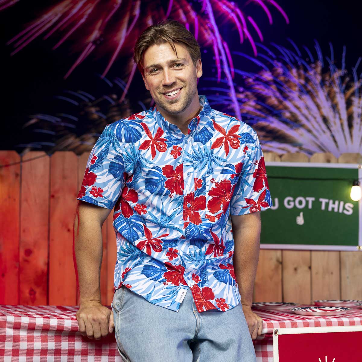 Floral City Steve – KUNUFLEX Short Sleeve Shirt