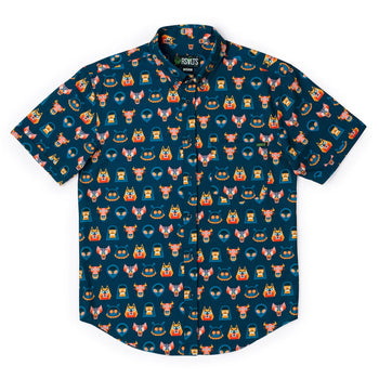 Mens disney button up sale