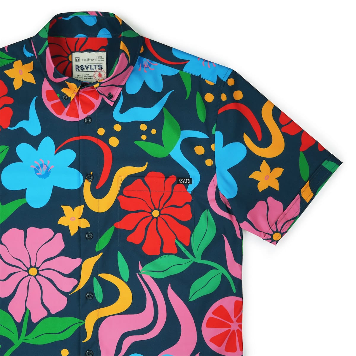 ホウズキ BIG Groovy Garden – KUNUFLEX Short Sleeve Shirt