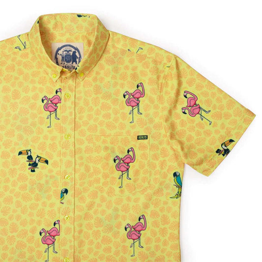 RSVLTS XS RSVLTS Short Sleeve Shirt Bird’s the Word – KUNUFLEX Short Sleeve Shirt