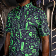 Y2K Retro "World Wide Widgets" – KUNUFLEX Short Sleeve Shirt