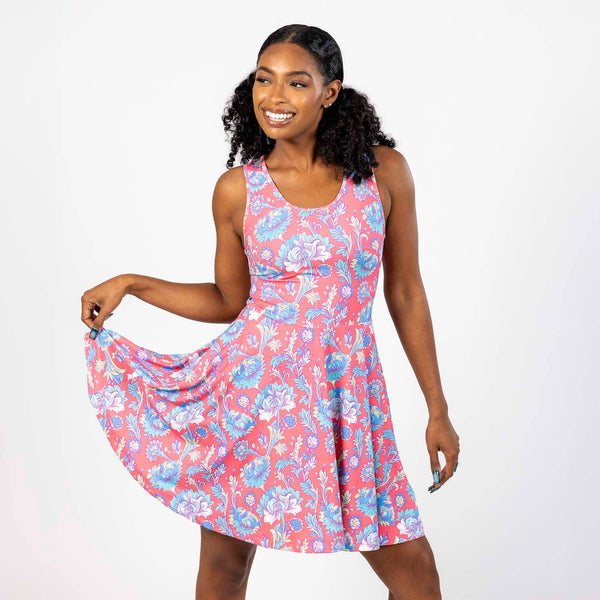 let's get brunch skater dress Rococo – Color:Evening Blue