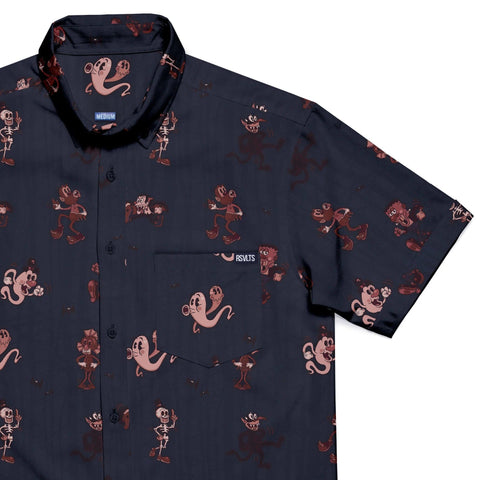 rsvlts-rsvlts-wholesale-spooky-soiree-washed-out-red-kunuflex-short-sleeve-shirt-wholesale-exclusive