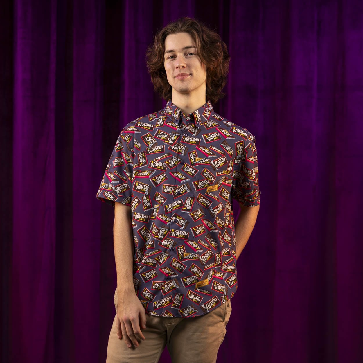 Willy Wonka You’ve Got A Golden Ticket – KUNUFLEX Short Sleeve Shirt