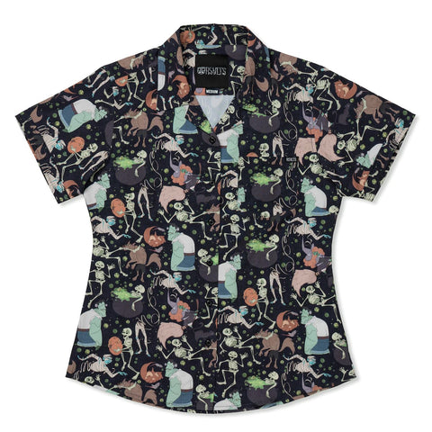 rsvlts-xs-rsvlts-womens-short-sleeve-shirt-trouble-bubblin-womens-kunuflex-short-sleeve-shirt-trouble-bubblin-womens-kunuflex-short-sleeve-shirt