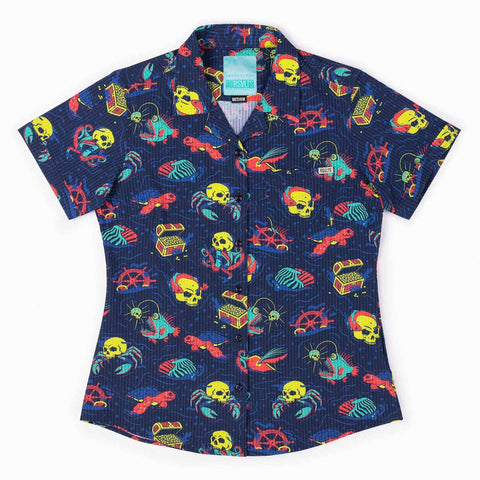 rsvlts-xs-rsvlts-womens-short-sleeve-shirt-what-lies-beneath-womens-stretch-seersucker-short-sleeve-shirt-what-lies-beneath-womens-stretch-seersucker-short-sleeve-shirt