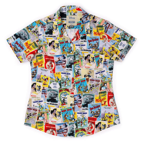 rsvlts-xs-rsvlts-donald-duck-posters-womens-_-kunuflex-short-sleeve-shirt