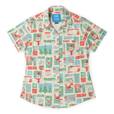 frosty-the-snowman-a-jolly-happy-soul-womens-kunuflex-short-sleeve-shirt