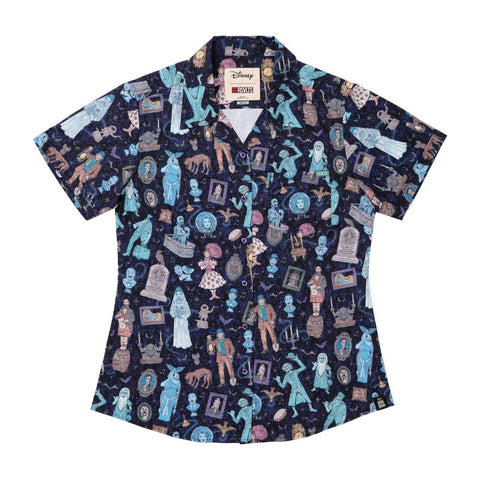 rsvlts-xs-rsvlts-haunted-mansion-retro-mansion-_-womens-kunuflex-short-sleeve-shirt-haunted-mansion-retro-mansion-_-womens-kunuflex-short-sleeve-shirt