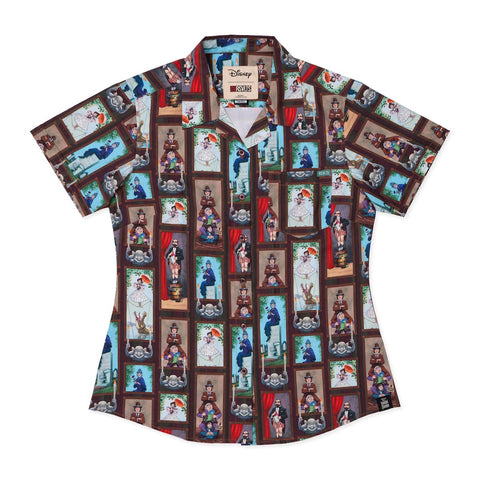 rsvlts-xs-rsvlts-haunted-mansion-the-stretching-room_-womens-kunuflex-short-sleeve-shirt-haunted-mansion-the-stretching-room_-womens-kunuflex-short-sleeve-shirt