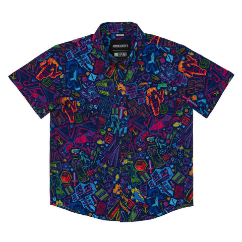 rsvlts-xs-rsvlts-minecraft-blacklight-blocks-youth-_-kunuflex-short-sleeve-shirt-minecraft-blacklight-blocks-youth-_-kunuflex-short-sleeve-shirt