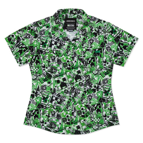 rsvlts-xs-rsvlts-minecraft-explosive-encounters-womens-_-kunuflex-short-sleeve-shirt-minecraft-explosive-encounters-womens-_-kunuflex-short-sleeve-shirt