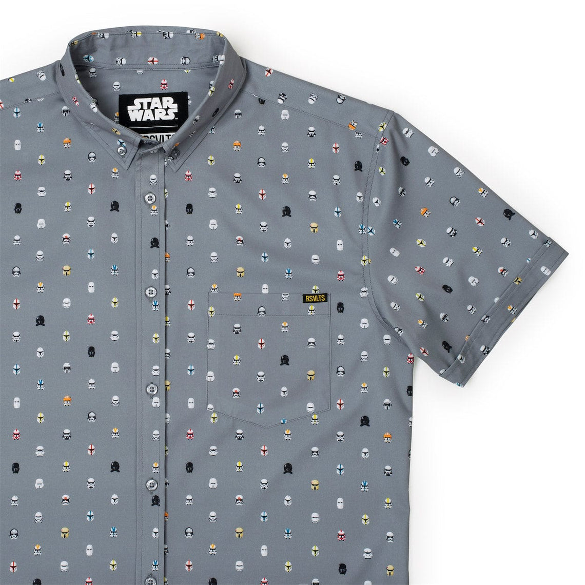 star wars dress shirts Wars "Artistic Rebellion" KUNUFLEX Short Sleeve Shirt Mandalorians were some of the most feared warriors in the galaxy and lived by a strict code Star Wars Men's Mandalorian Grogu