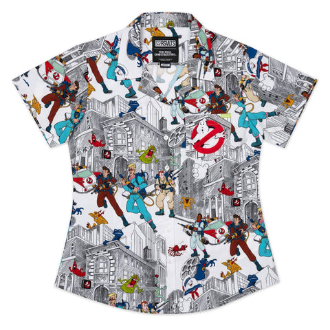 rsvlts-xs-rsvlts-the-real-ghostbusters-bedsheets-womens-_-kunuflex-short-sleeve-shirt-the-real-ghostbusters-bedsheets-womens-_-kunuflex-short-sleeve-shirt