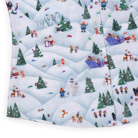 rsvlts-rudolph-womens-short-sleeve-shirt-rudolph-the-red-nosed-reindeer-stop-motion-wonderland-womens-kunuflex-short-sleeve-shirt-rudolph-the-red-nosed-reindeer-stop-motion-wonderland-womens-kunuflex-short-sleeve-shirt