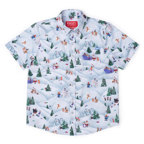 rsvlts-xs-rudolph-youth-short-sleeve-shirt-rudolph-the-red-nosed-reindeer-stop-motion-wonderland-youth-kunuflex-short-sleeve-shirt-rudolph-the-red-nosed-reindeer-stop-motion-wonderland-youth-kunuflex-short-sleeve-shirt