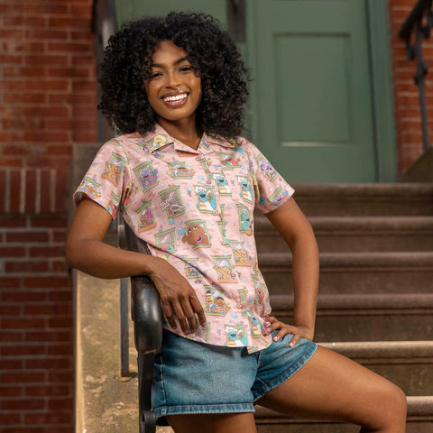 rsvlts-sesame-street-womens-short-sleeve-shirt-sesame-street-welcome-to-the-neighborhood-womens-kunuflex-short-sleeve-shirt-sesame-street-welcome-to-the-neighborhood-womens-kunuflex-short-sleeve-shirt