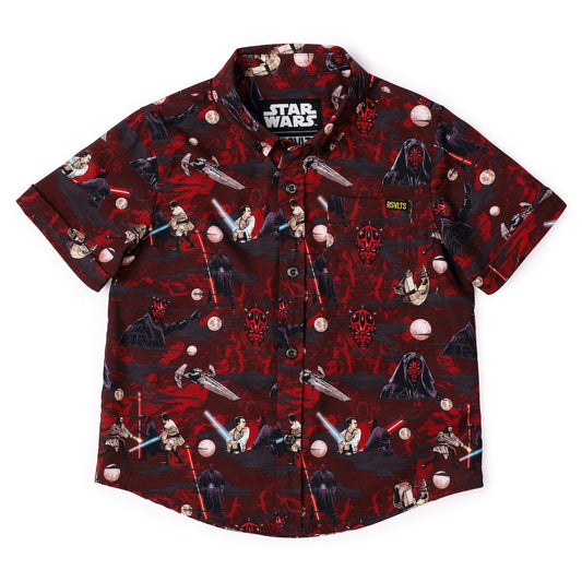 RSVLTS 2T Star Wars Preschool Short Sleeve Shirt Star Wars "The Force and the Phantom" – Preschooler KUNUFLEX Short Sleeve Shirt