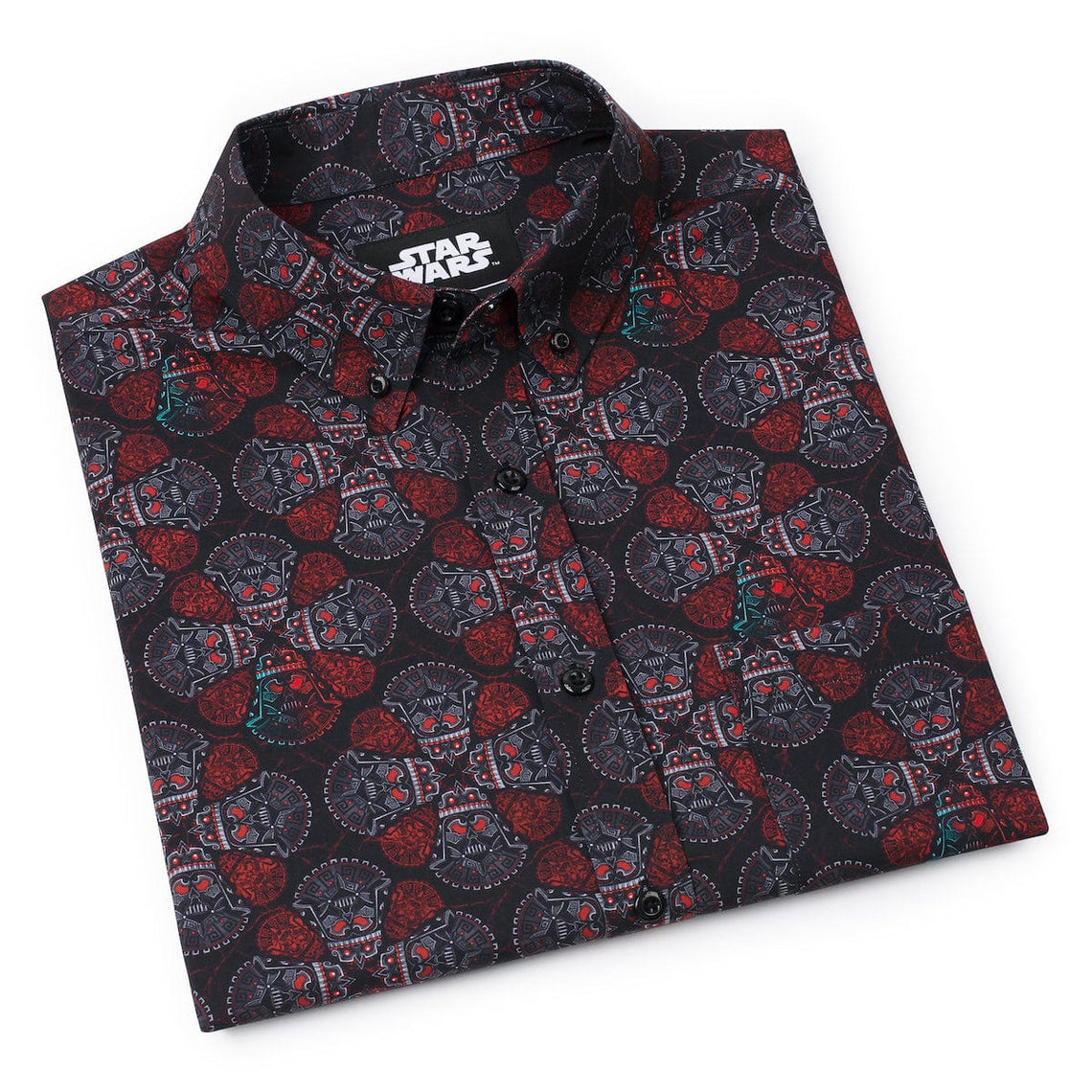 star wars mens dress shirt Dia de los Vaders – KUNUFLEX Short Sleeve by RSVLTS 51% Tencel 5,132 White Long Maxi s:S/M CartName:Clothes Mentor Tyler Texas
