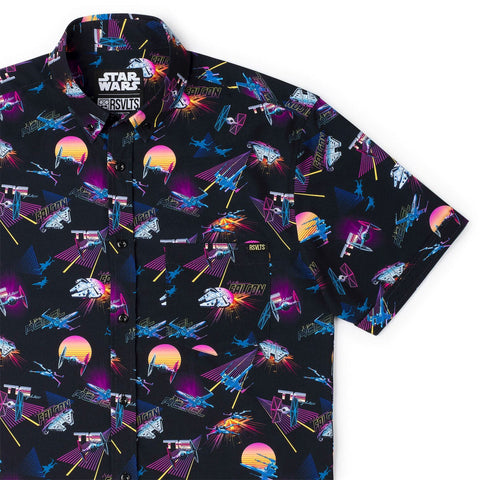 rsvlts-xs-star-wars-short-sleeve-shirt-star-wars-synthwave-dogfight-kunuflex-short-sleeve-shirt-star-wars-synthwave-dogfight-kunuflex-short-sleeve-shirt