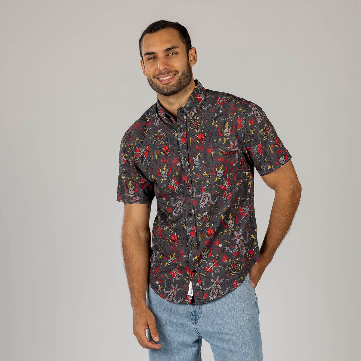 Stranger Things Hellfire Club – KUNUFLEX Short Sleeve Shirt