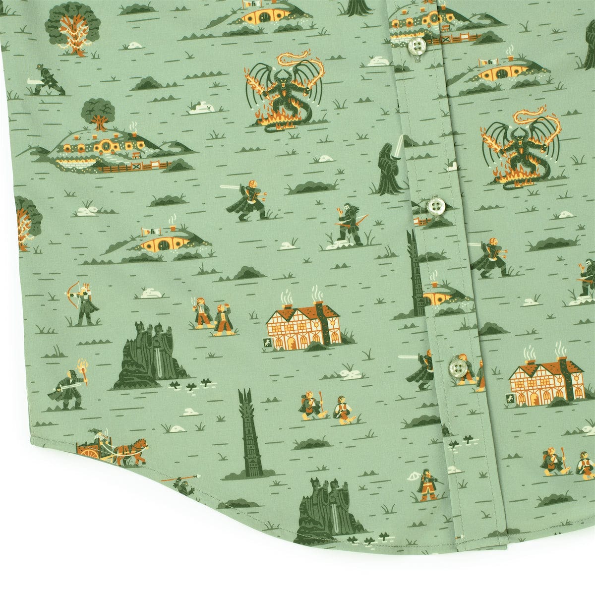 The Lord of The Rings Frodo's Journey – Women's KUNUFLEX Short Sleeve Shirt