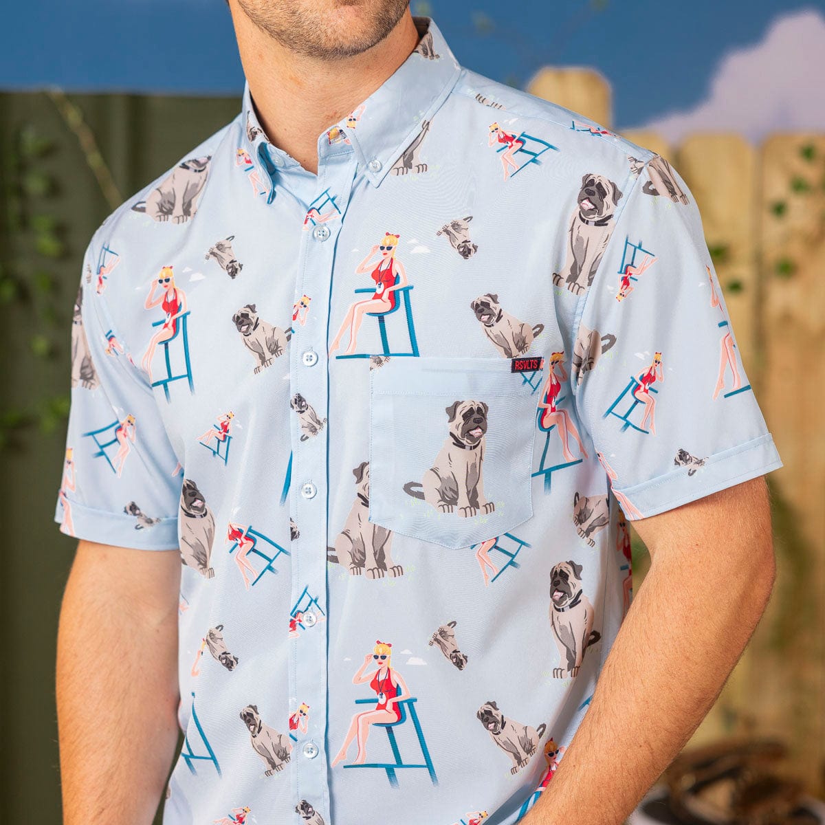 sandlot dress shirt The Sandlot Night Game  KUNUFLEX Short Sleeve Shirt by RSVLTS