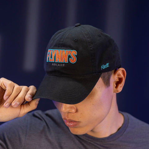 rsvlts-tron-hat-disneys-tron-flynn-s-arcade-dad-hat-disneys-tron-flynn-s-arcade-dad-hat