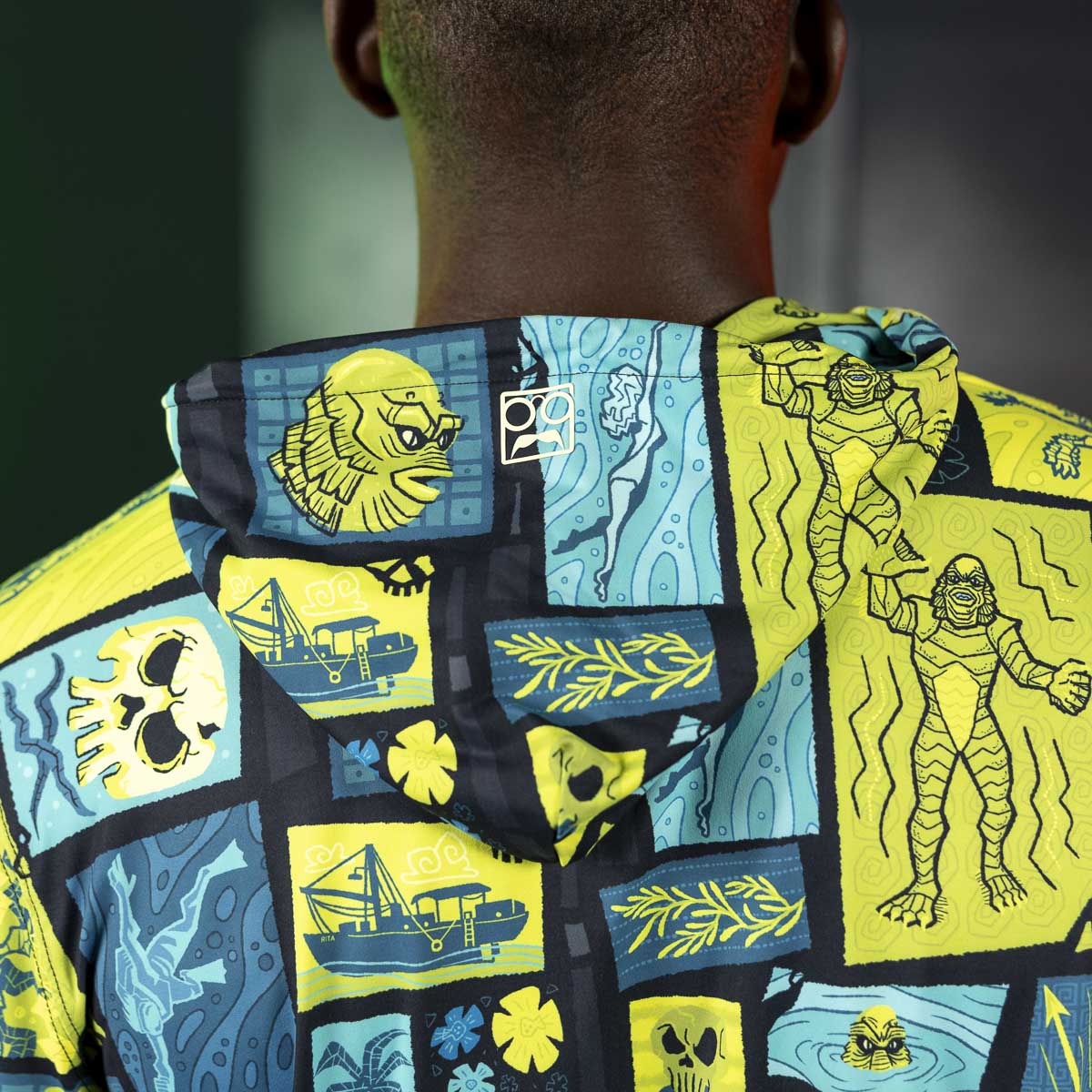 universal monsters hawaiian shirt Universal Monsters Tiki from the Black Lagoon – Performance Hoodie by RSVLTS