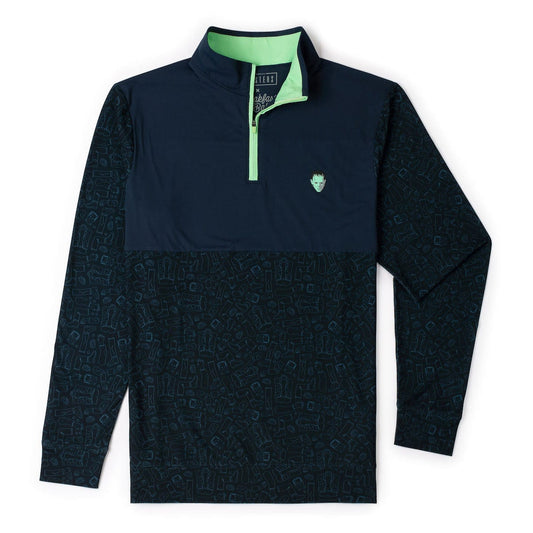 RSVLTS XS Universal Monsters Quarter Zip Universal Monsters "Some Assembly Required" – Quarter Zip