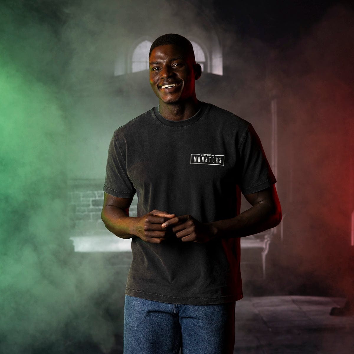 Universal Monsters Masters of Horror – Vintage Crewneck Tee by RSVLTS