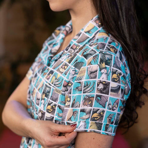 rsvlts-where-the-wild-things-are-womens-short-sleeve-shirt-where-the-wild-things-are-teeth-roars-eyes-and-claws-womens-kunuflex-short-sleeve-shirt-where-the-wild-things-are-teeth-roars-eyes-and-claws-womens-kunuflex-short-sleeve-shirt