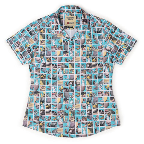 rsvlts-xs-where-the-wild-things-are-womens-short-sleeve-shirt-where-the-wild-things-are-teeth-roars-eyes-and-claws-womens-kunuflex-short-sleeve-shirt-where-the-wild-things-are-teeth-roars-eyes-and-claws-womens-kunuflex-short-sleeve-shirt