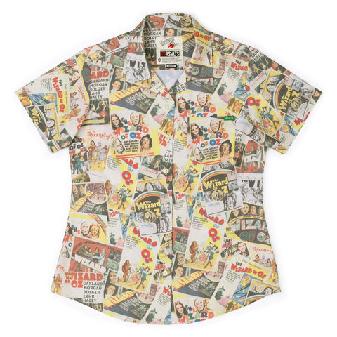 rsvlts-xs-wizard-of-oz-womens-short-sleeve-shirt-the-wizard-of-oz-silver-screen-spectacle-womens-kunuflex-short-sleeve-shirt-the-wizard-of-oz-silver-screen-spectacle-womens-kunuflex-short-sleeve-shirt