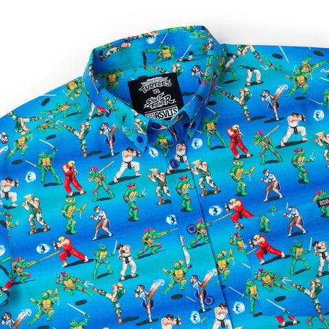 rsvlts-capcom-paramount-teenage-mutant-ninja-turtles-vs-street-fighter-battle-of-the-bits-kunuflex-short-sleeve-shirt