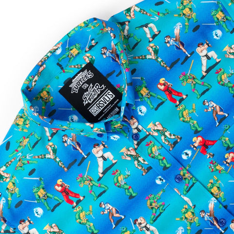 rsvlts-capcom-paramount-teenage-mutant-ninja-turtles-vs-street-fighter-battle-of-the-bits-kunuflex-short-sleeve-shirt