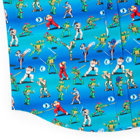 rsvlts-capcom-paramount-teenage-mutant-ninja-turtles-vs-street-fighter-battle-of-the-bits-kunuflex-short-sleeve-shirt