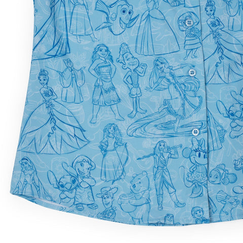 rsvlts-disney-and-pixar-womens-short-sleeve-shirt-disney100-sketches-to-screen-womens-kunuflex-short-sleeve-shirt-presale