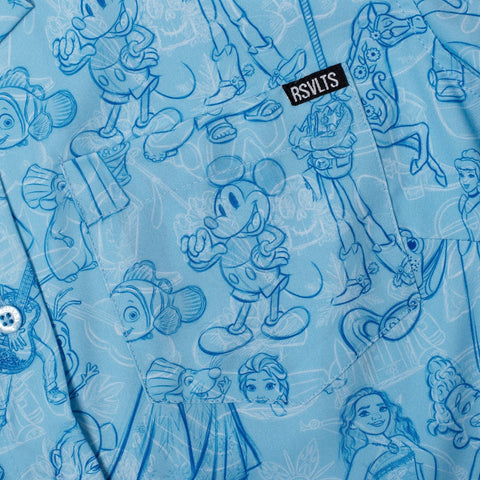 rsvlts-disney-and-pixar-womens-short-sleeve-shirt-disney100-sketches-to-screen-womens-kunuflex-short-sleeve-shirt-presale