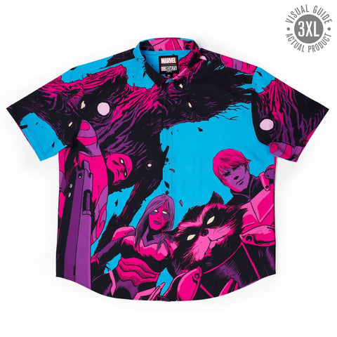 rsvlts-3xl-marvel-short-sleeve-shirt-guardians-of-the-galaxy-bout-to-drop-an-awesome-mix-kunuflex-short-sleeve-shirt