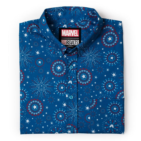 rsvlts-marvel-short-sleeve-shirt-captain-america-stars-stripes-and-shields-kunuflex-short-sleeve-shirt