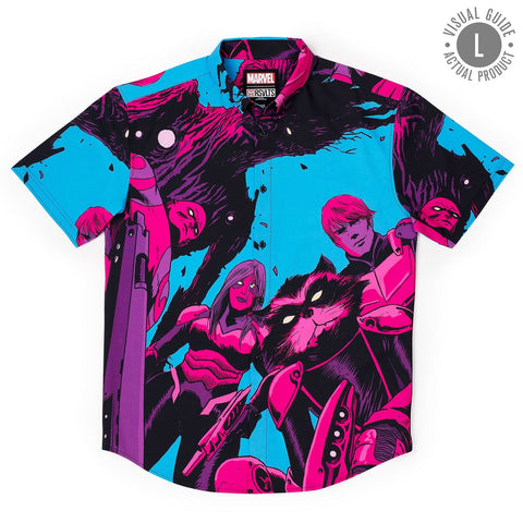 rsvlts-large-marvel-short-sleeve-shirt-guardians-of-the-galaxy-bout-to-drop-an-awesome-mix-kunuflex-short-sleeve-shirt