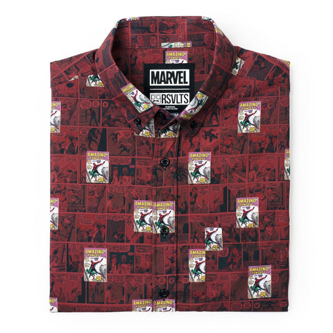 rsvlts-marvel-short-sleeve-shirt-spider-man-amazing-fantasy-kunuflex-short-sleeve-shirt