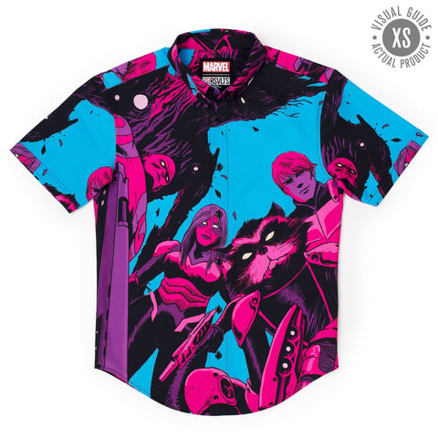 rsvlts-xs-marvel-short-sleeve-shirt-guardians-of-the-galaxy-bout-to-drop-an-awesome-mix-kunuflex-short-sleeve-shirt