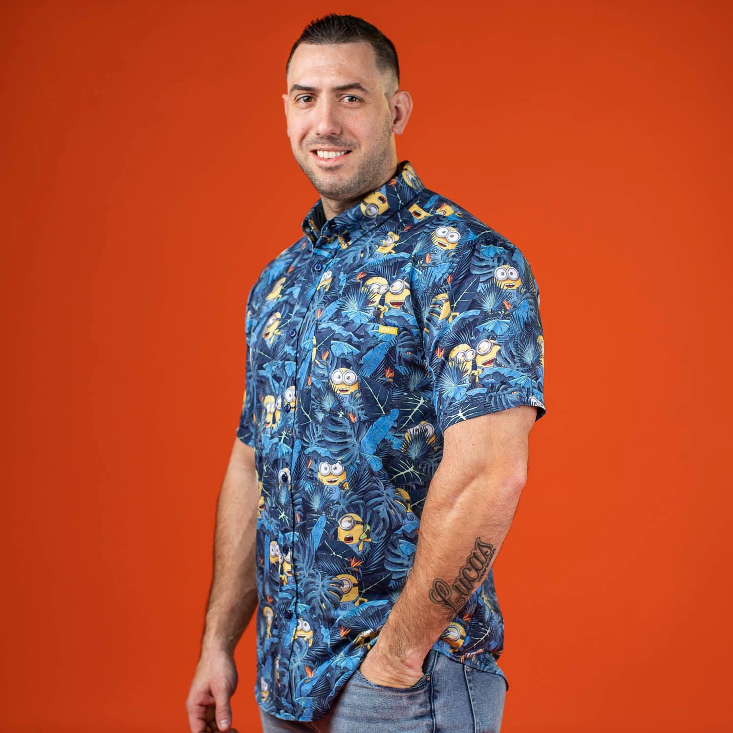 Minions “In Search of BA NA NA” – KUNUFLEX Short Sleeve Shirt