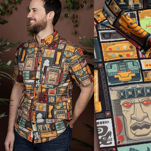rsvlts-nickelodeon-short-sleeve-shirt-legends-of-the-hidden-temple-olmecs-temple-kunuflex-short-sleeve-shirt