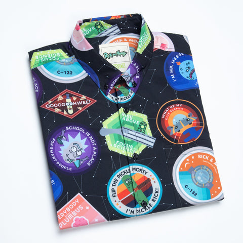 rick and morty dress shirt Our Rick and Morty | ROMWE Men Cartoon & Letter Graphic Shirt is such a vibe