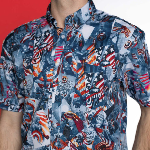 rsvlts-rsvlts-captain-america-sentinel-of-liberty-kunuflex-short-sleeve-shirt