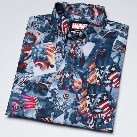 rsvlts-rsvlts-captain-america-sentinel-of-liberty-kunuflex-short-sleeve-shirt